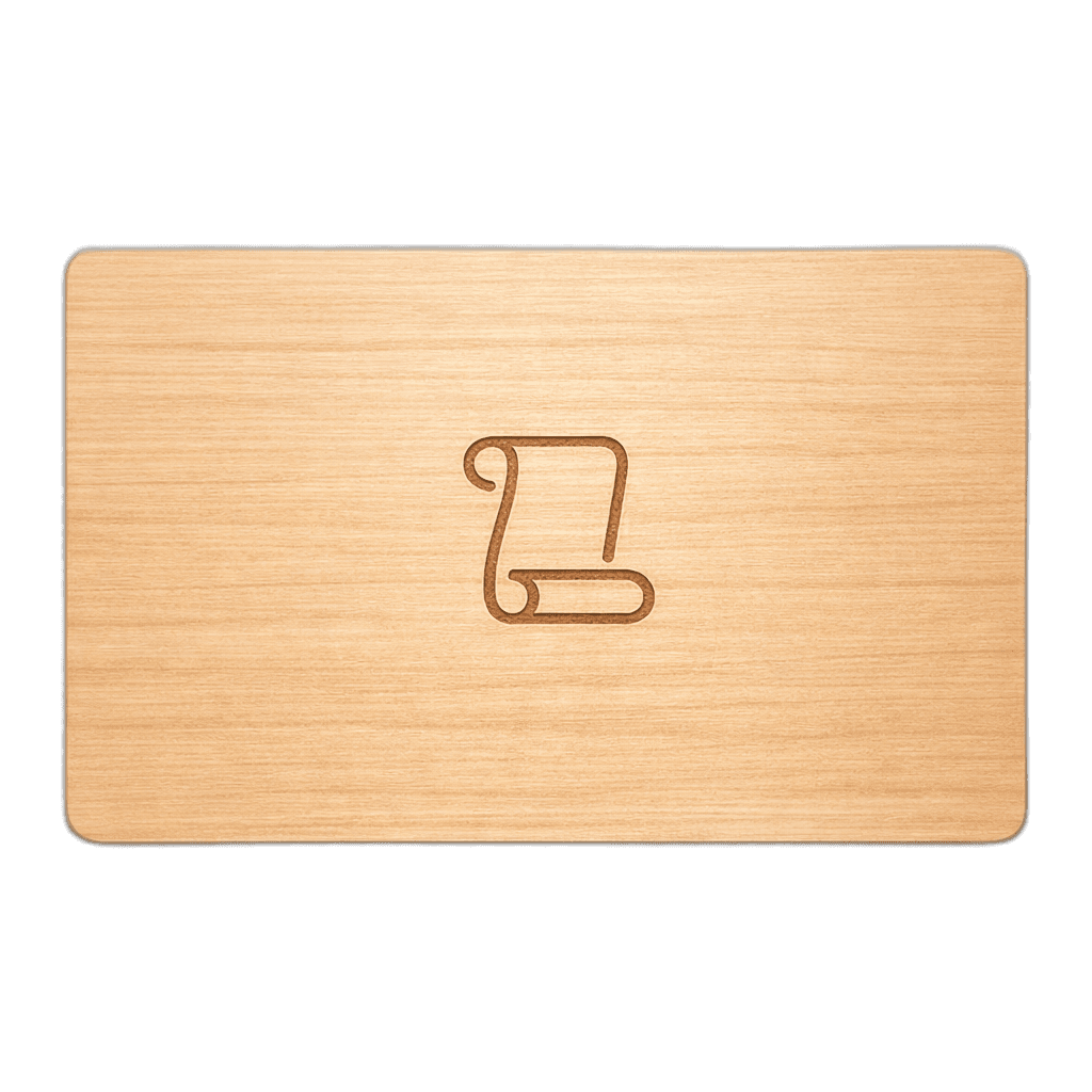 Decorative Unscroll card illustration