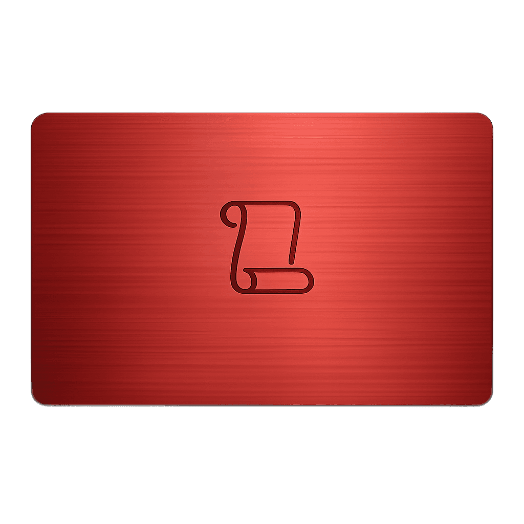 Decorative Unscroll card illustration