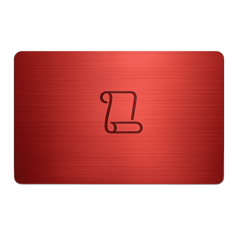 Decorative Unscroll card illustration